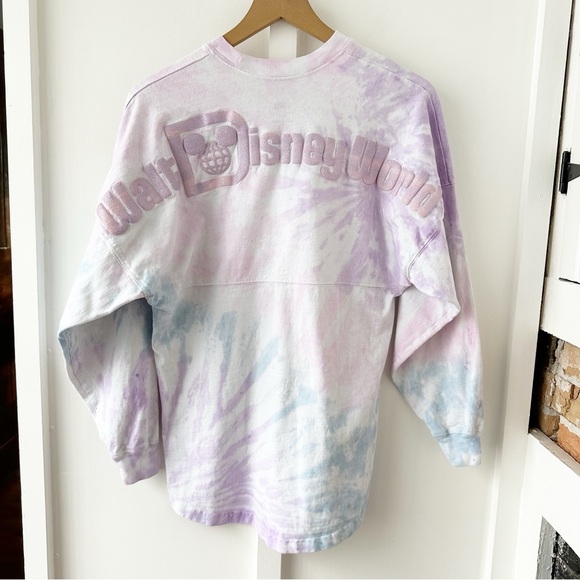 Disney Tops - DISNEY WORLD PARKS pink tie dye spirit jersey
